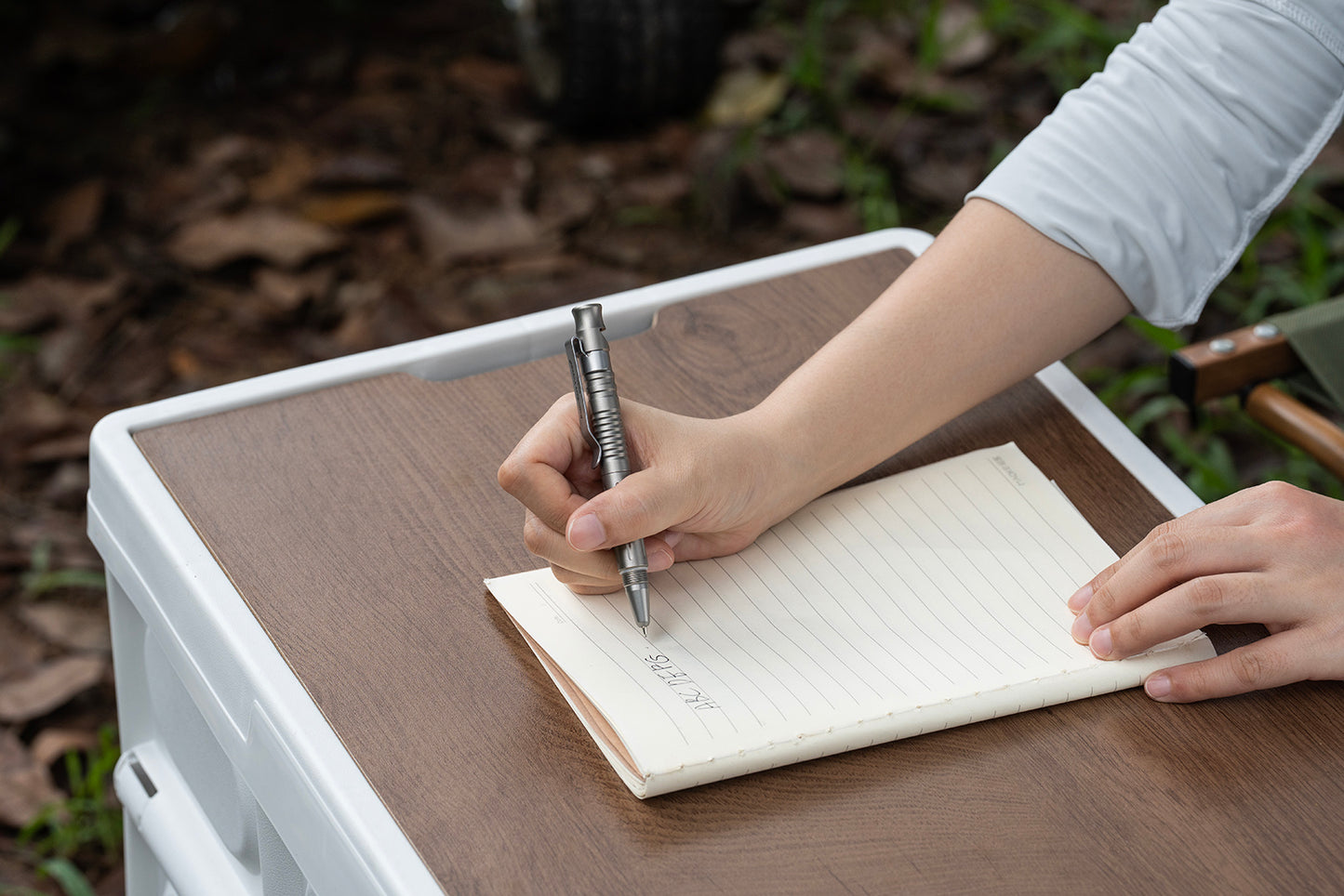 Boundless Voyage Titanium Multifunctional Pen – 3-in-1 Outdoor Emergency Tool with Whistle & Car Window Breaker