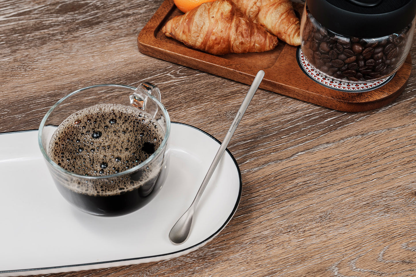 Boundless Voyage Titanium Long Handle Coffee Spoon – Ultralight Camping Spoon for Mug, Coffee, Tea & Travel