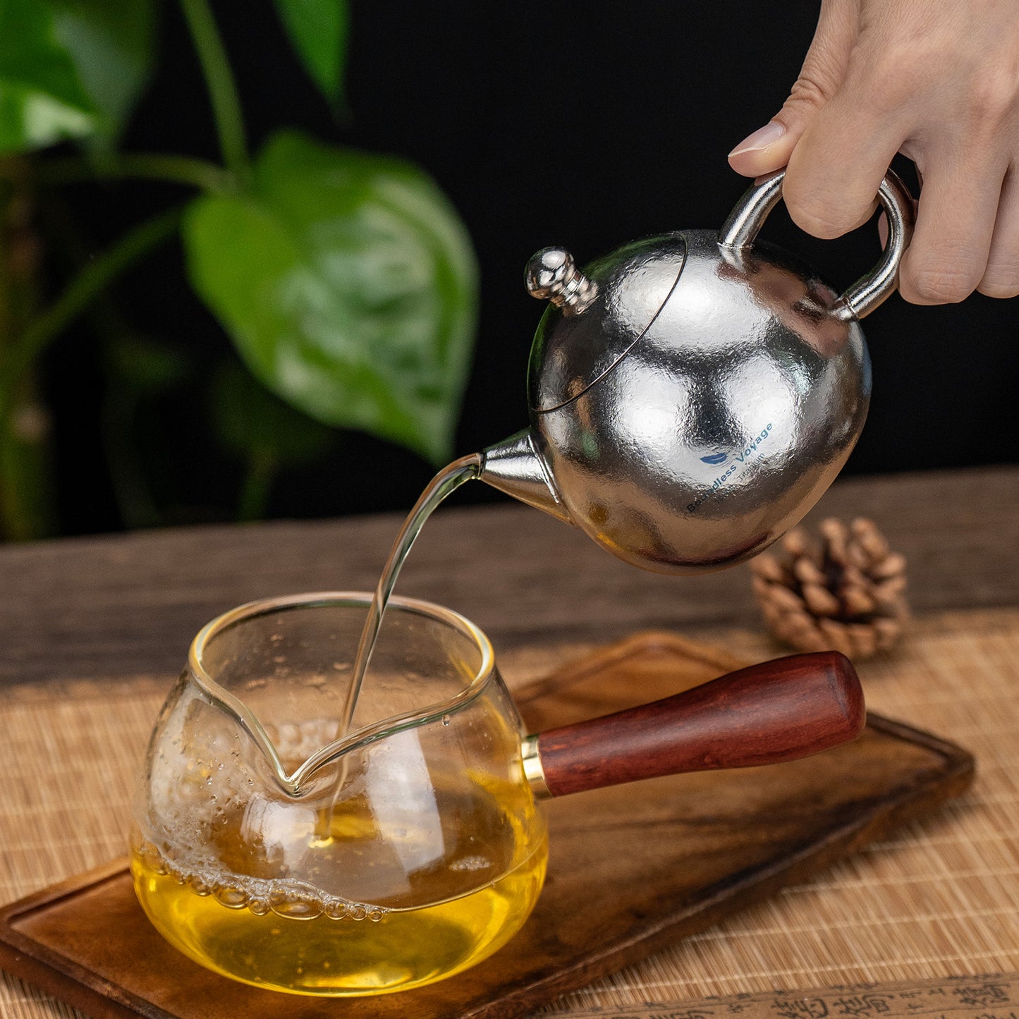 Boundless Voyage Titanium Teapot Set 180ml – Ultralight Tea Set with 3  30ml Cups for Camping, Travel & Home Tea Brewing