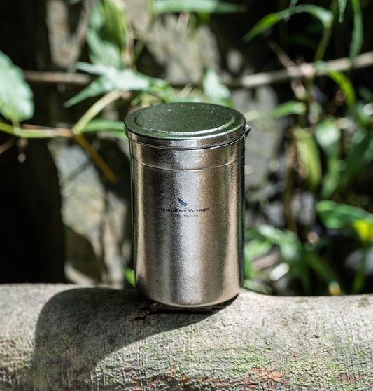 Boundless Voyage TA1 Titanium Double-Layer Tea Maker with Filter – Portable Camping Teapot & Mug Set for Hiking, Picnic, Travel & Home