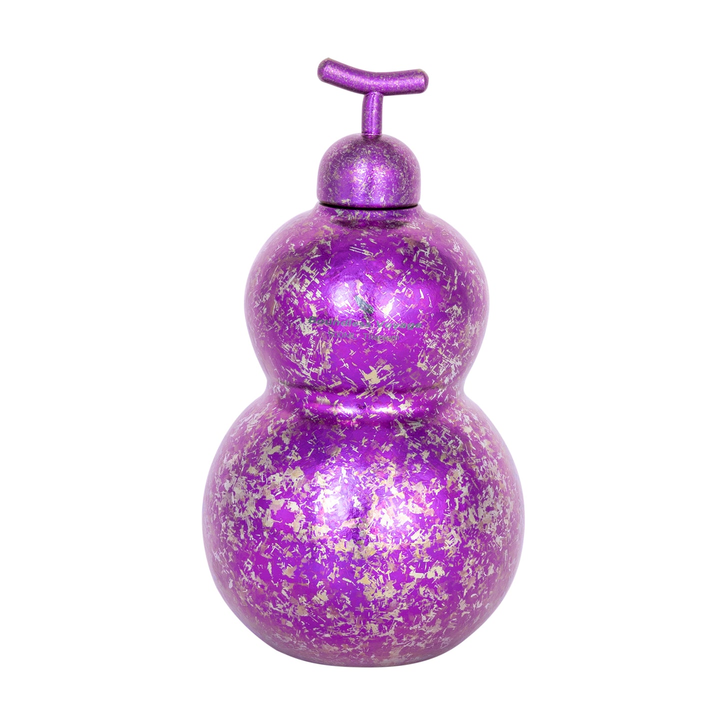 Boundless Voyage Premium Titanium Gourd Flask  | 500ml Crystallized Ice-Texture Canteen | Ultralight & Rustproof Alcohol Drinkware for Hiking & Camping