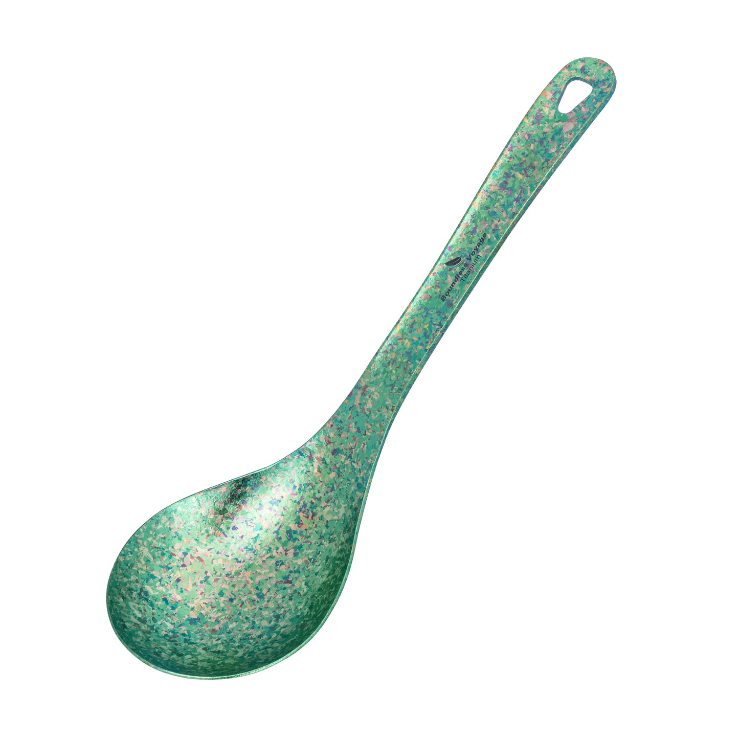 Boundless Voyage Titanium Serving Spoon 21.5cm – Large Ultralight Cooking Spoon for Camping, Outdoor Kitchen & Food Serving