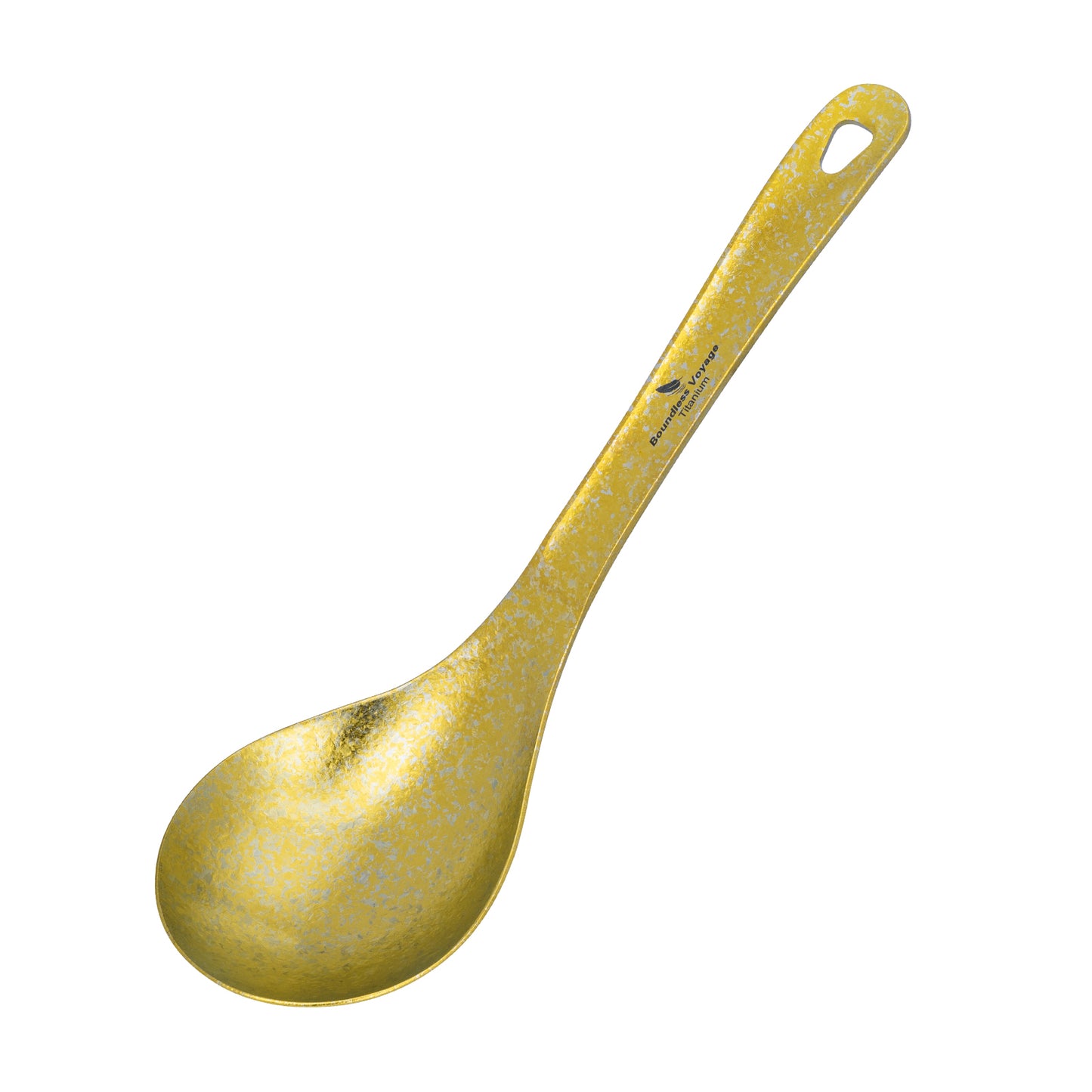 Boundless Voyage Titanium Serving Spoon 21.5cm – Large Ultralight Cooking Spoon for Camping, Outdoor Kitchen & Food Serving