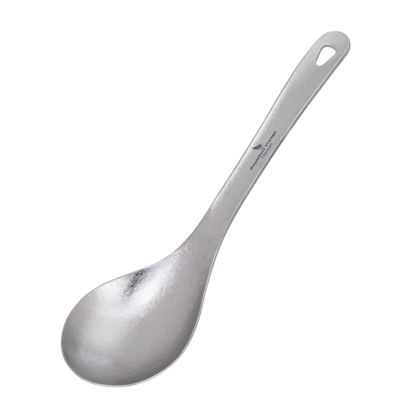 Boundless Voyage Titanium Serving Spoon 21.5cm – Large Ultralight Cooking Spoon for Camping, Outdoor Kitchen & Food Serving