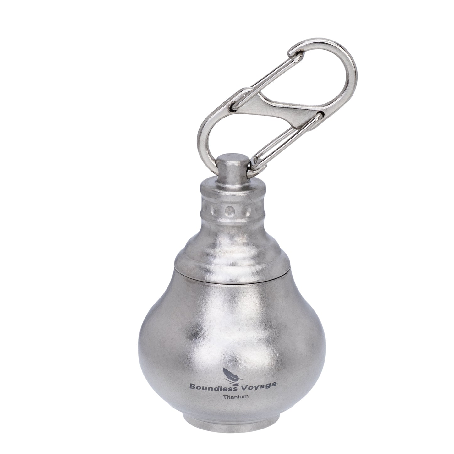 Boundless Voyage Titanium Mini Medicine Bottle – Ultralight Waterproof Pill Jar for Travel, EDC & Outdoor Use