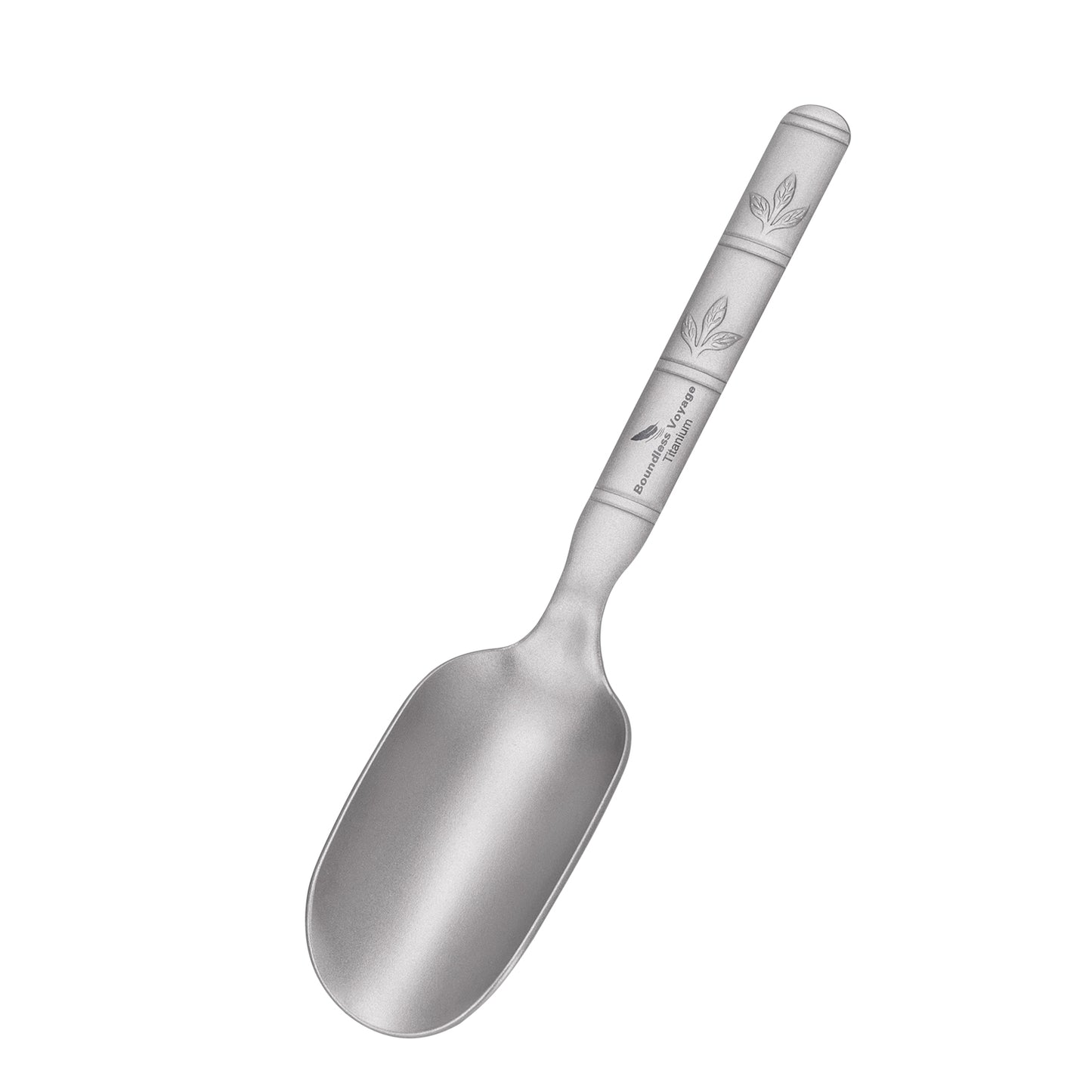 Boundless Voyage TA1 Titanium Spoon 2PCS– Ultralight Portable Camping Spoon for Hiking, Backpacking, Travel & Everyday Use