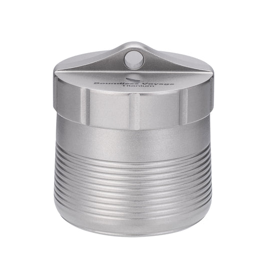 Boundless Voyage Titanium Pill Container – Waterproof Airtight Pill Box with Lanyard for Travel, EDC & Daily Use
