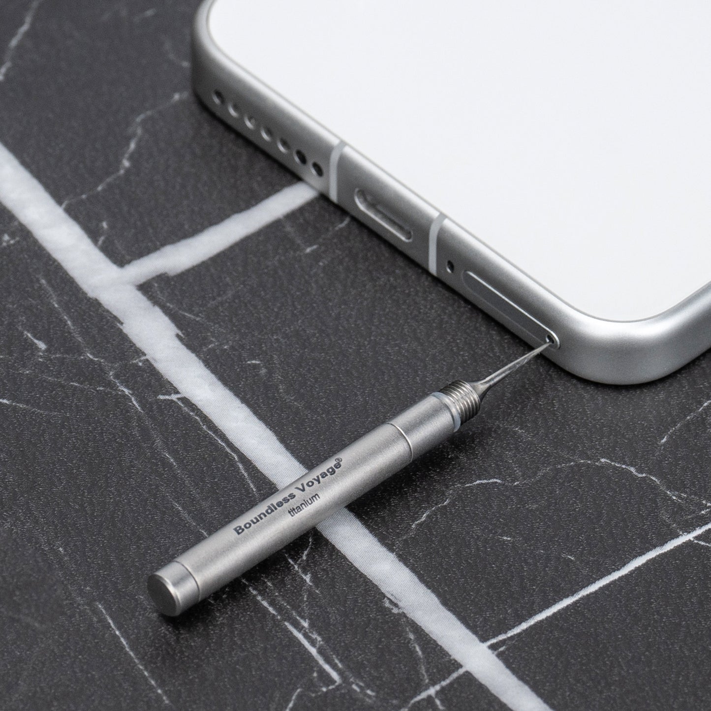 Boundless Voyage Titanium Toothpick Holder – Mini Portable EDC Toothpick Case & Multi-Use Tool for Travel & Outdoor