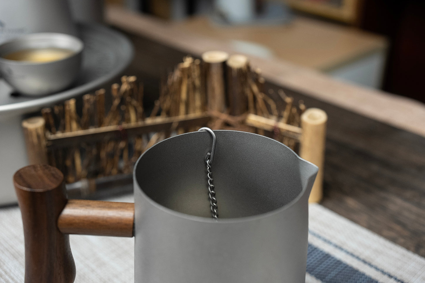 Boundless Voyage Titanium Tea Ball Infuser – Lightweight Loose Leaf Tea Strainer with Extended Chain, Fine Mesh Tea Filter for Mug, Teapot & Spices
