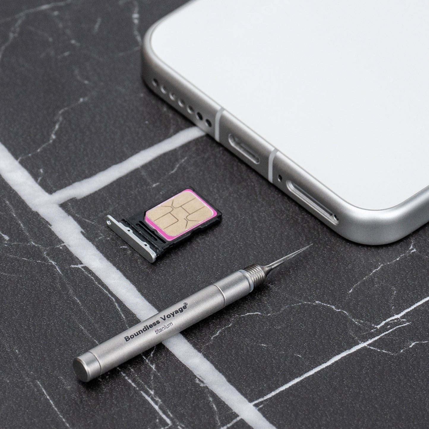 Boundless Voyage Titanium Toothpick Holder – Mini Portable EDC Toothpick Case & Multi-Use Tool for Travel & Outdoor