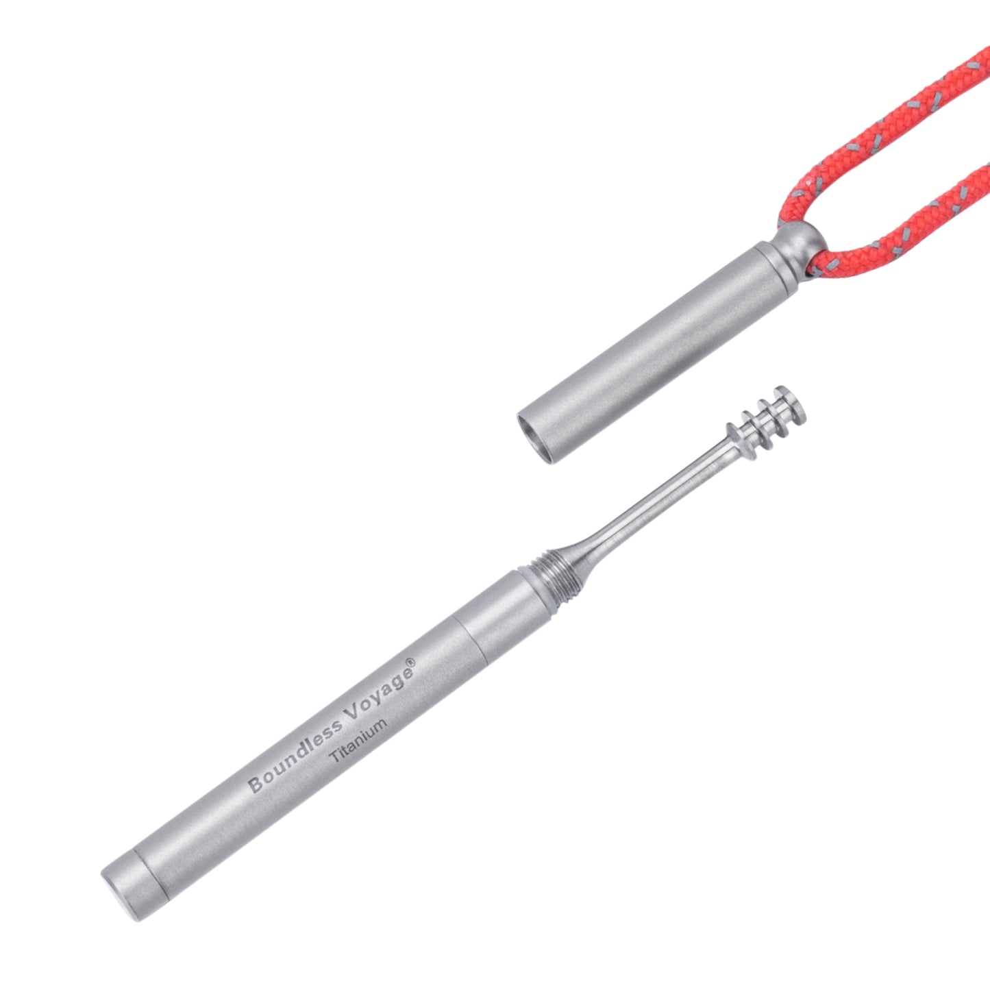 Boundless Voyage Titanium Toothpick Holder – Mini Portable EDC Toothpick Case & Multi-Use Tool for Travel & Outdoor