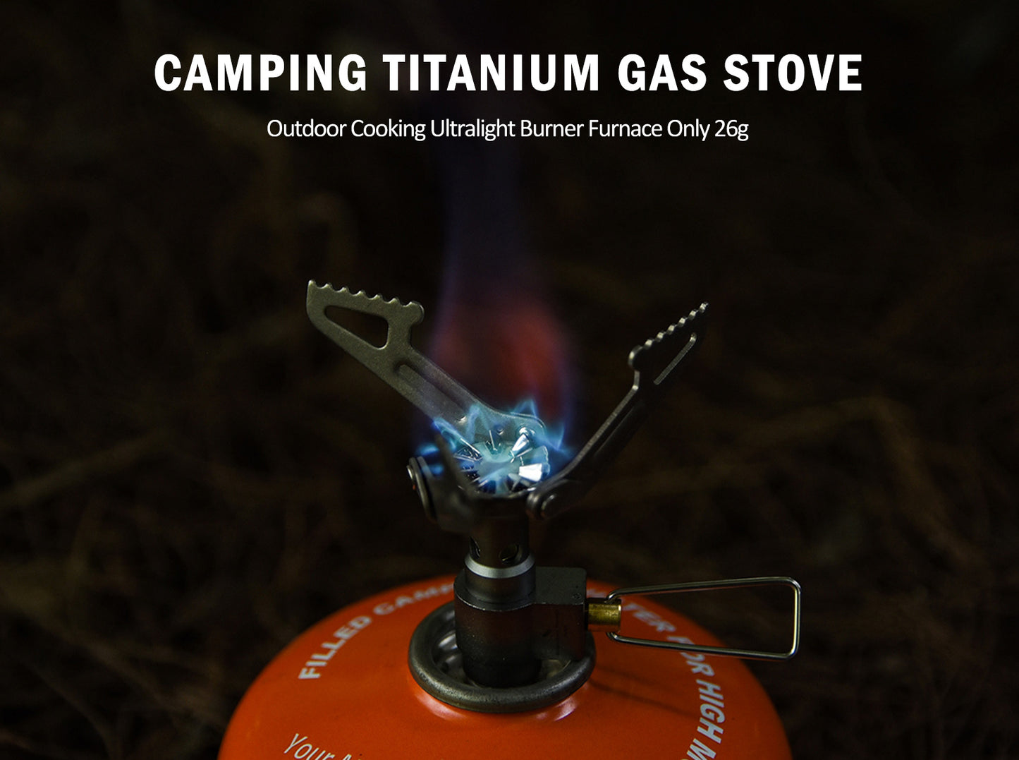 Boundless Voyage Titanium Stove Mini  Camping Stove For Outdoor Light Weight