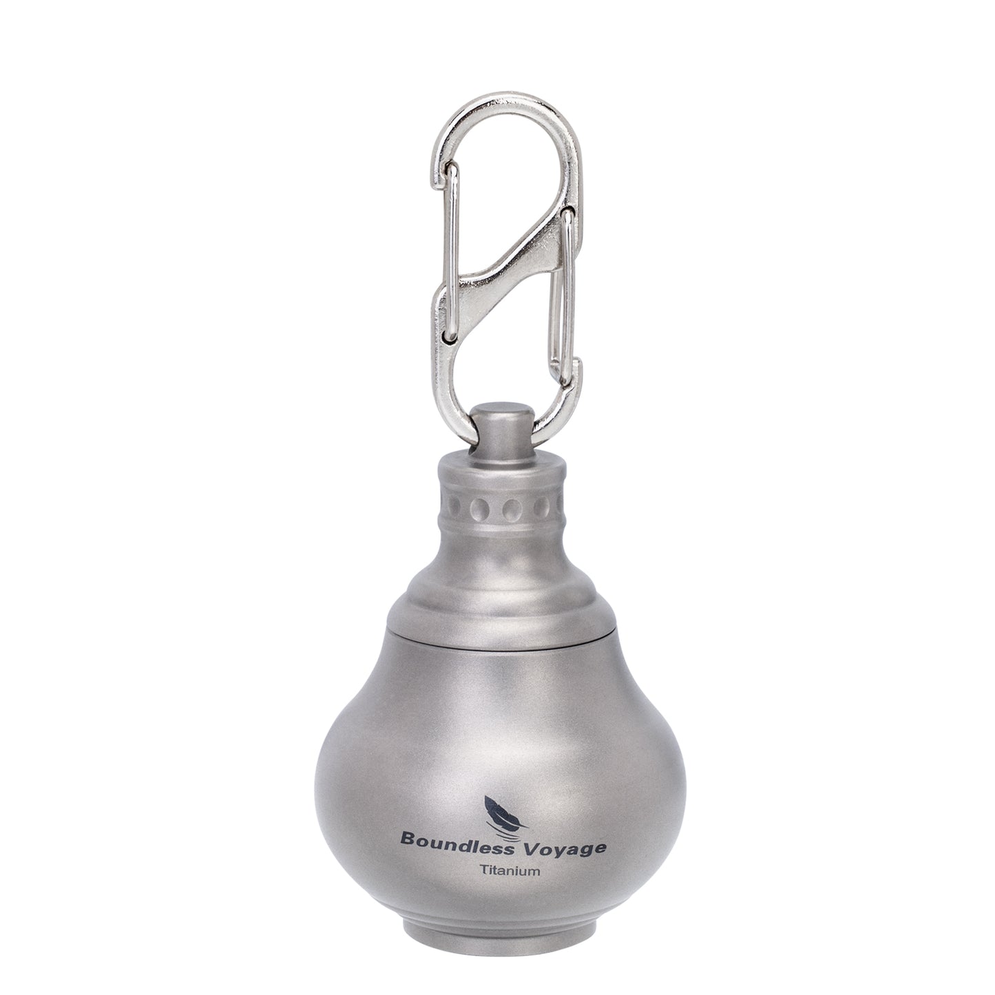 Boundless Voyage Titanium Mini Medicine Bottle – Ultralight Waterproof Pill Jar for Travel, EDC & Outdoor Use