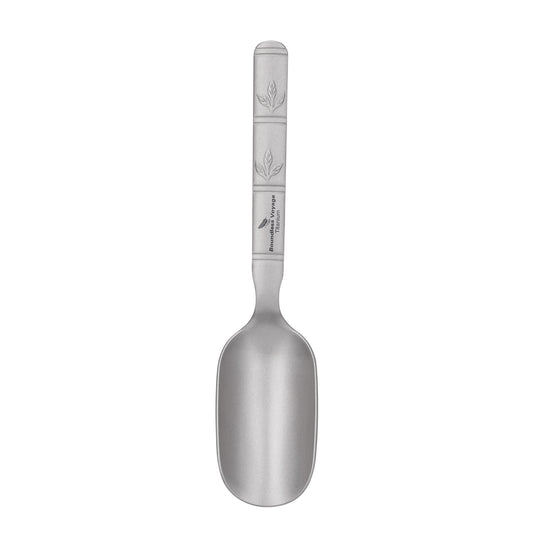 Boundless Voyage TA1 Titanium Spoon 2PCS– Ultralight Portable Camping Spoon for Hiking, Backpacking, Travel & Everyday Use
