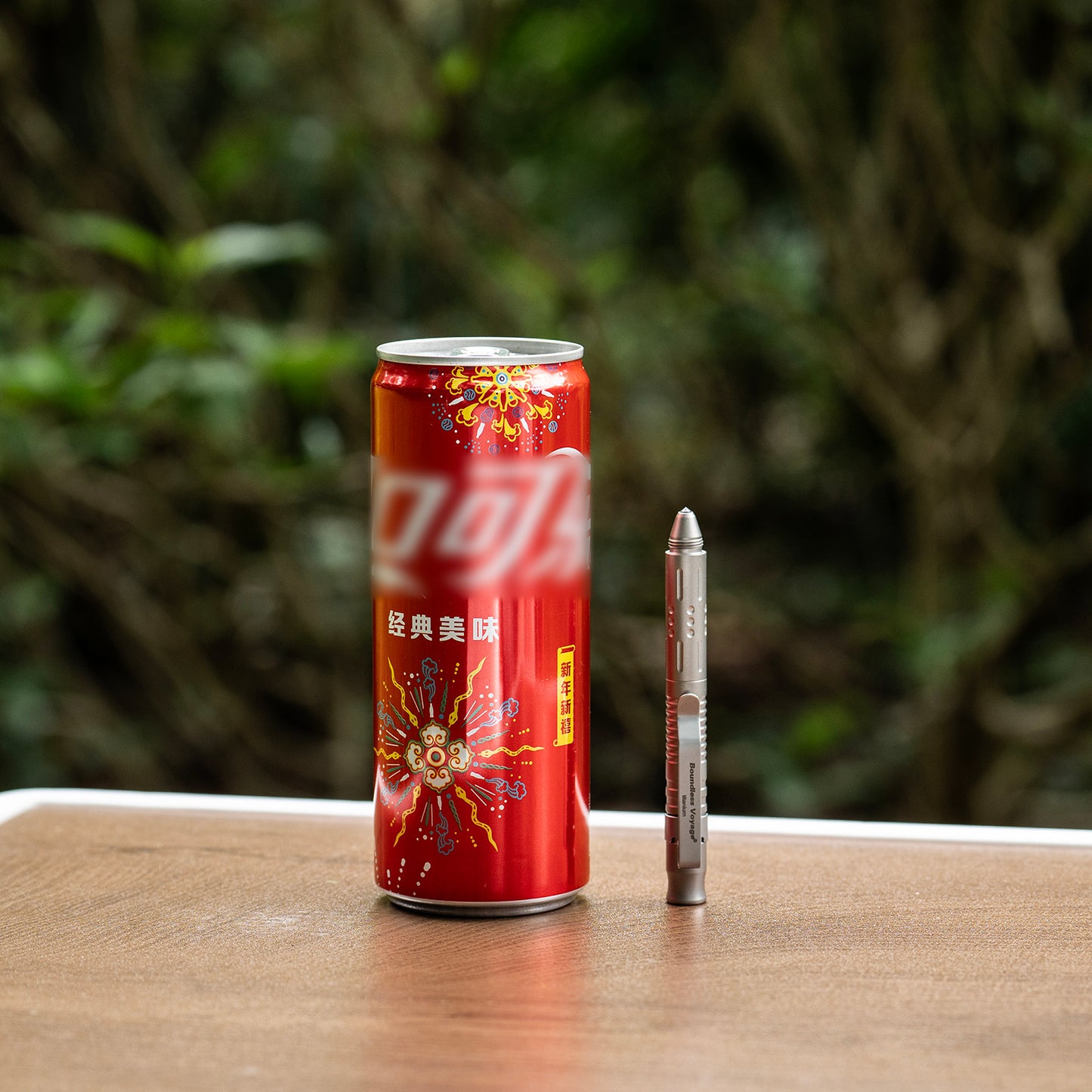 Boundless Voyage Titanium Multifunctional Pen – 3-in-1 Outdoor Emergency Tool with Whistle & Car Window Breaker