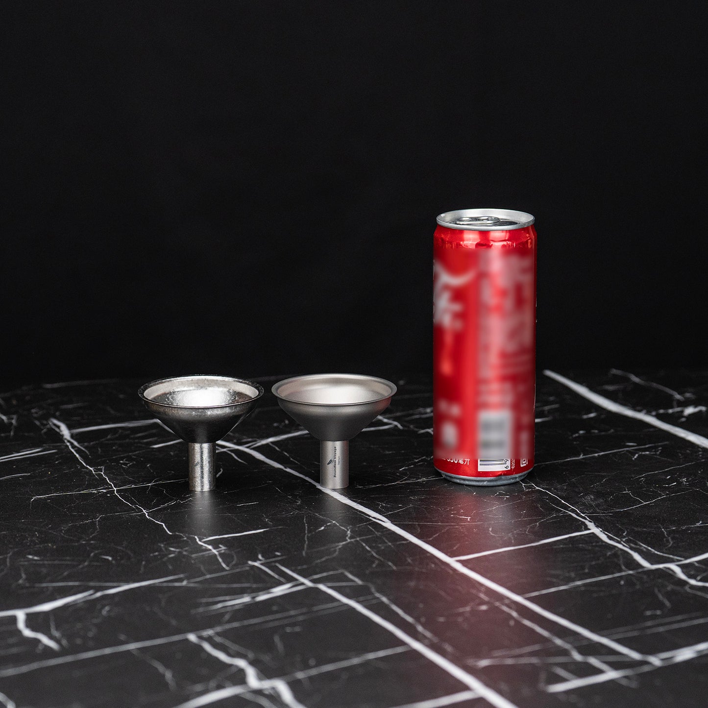 Boundless Voyage Titanium Funnel | Ultralight No-Spill Refilling Tool | Anti-Clog Food-Grade Metal Funnel for Hip Flasks, Essential Oils, Lab & Camping Kitchen