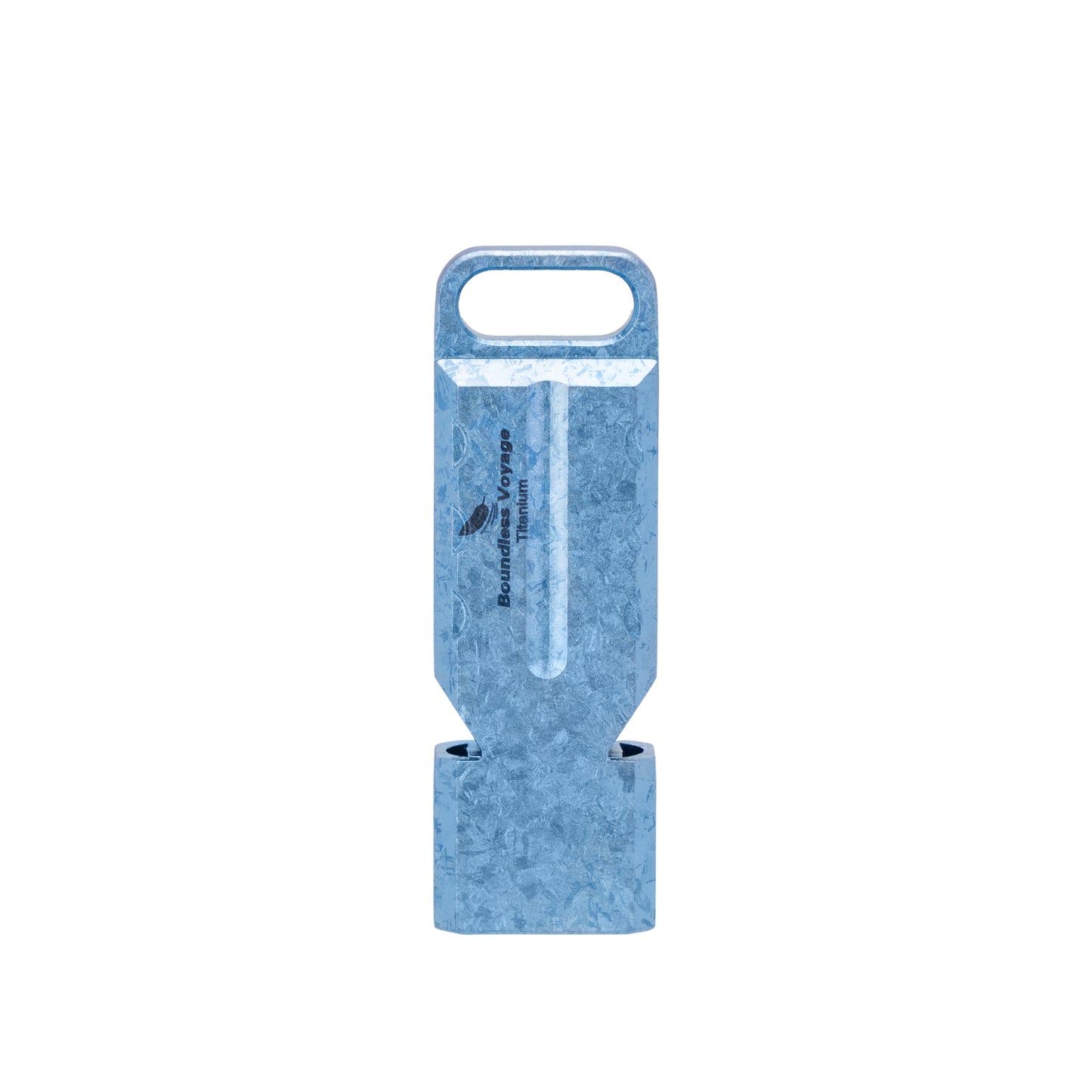 Boundless Voyage TA1 Titanium Dual Tube Survival Whistle – High Decibel Emergency Safety Whistle for Camping, Hiking, Backpacking & Outdoor Rescue