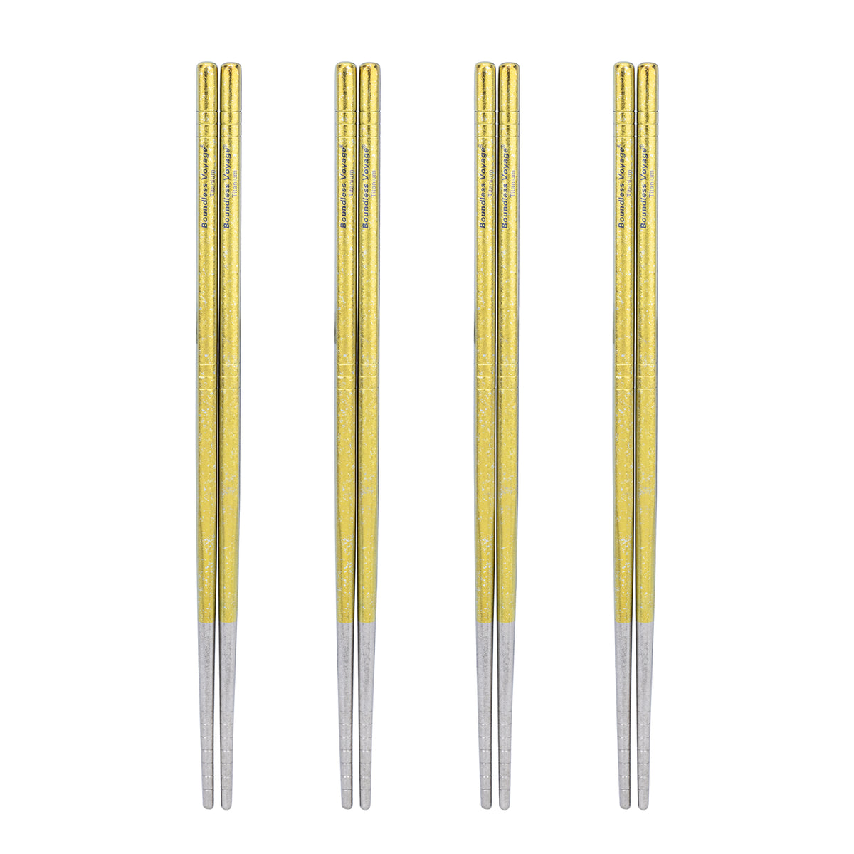 Boundless Voyage Colorful Titanium Chopsticks – Ultralight Non-Slip Reusable Chopsticks for Camping, Travel & Everyday Dining