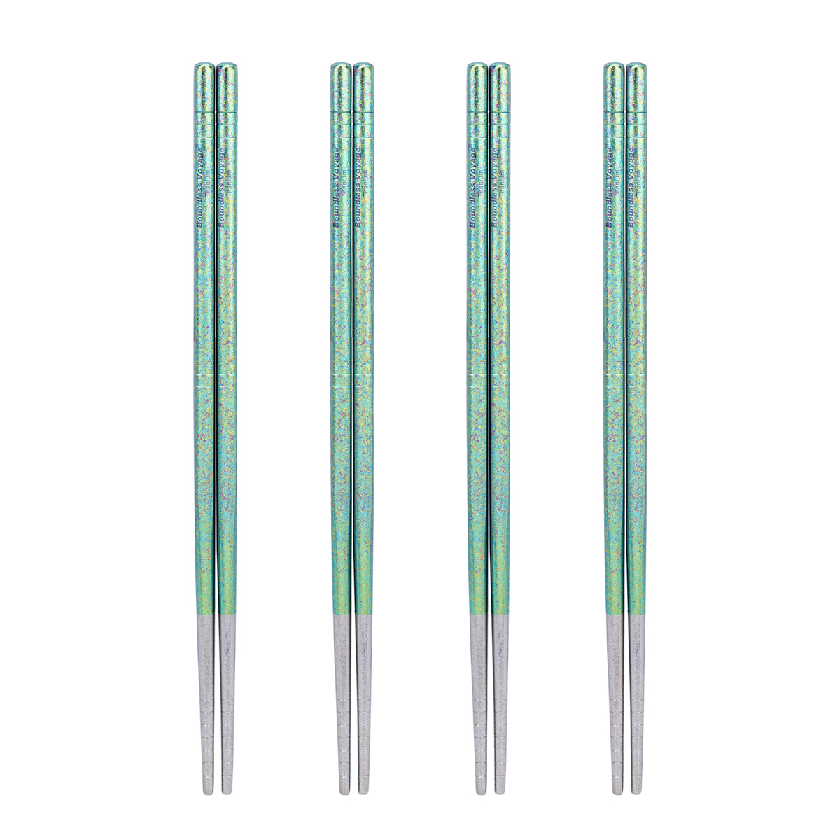 Boundless Voyage Colorful Titanium Chopsticks – Ultralight Non-Slip Reusable Chopsticks for Camping, Travel & Everyday Dining