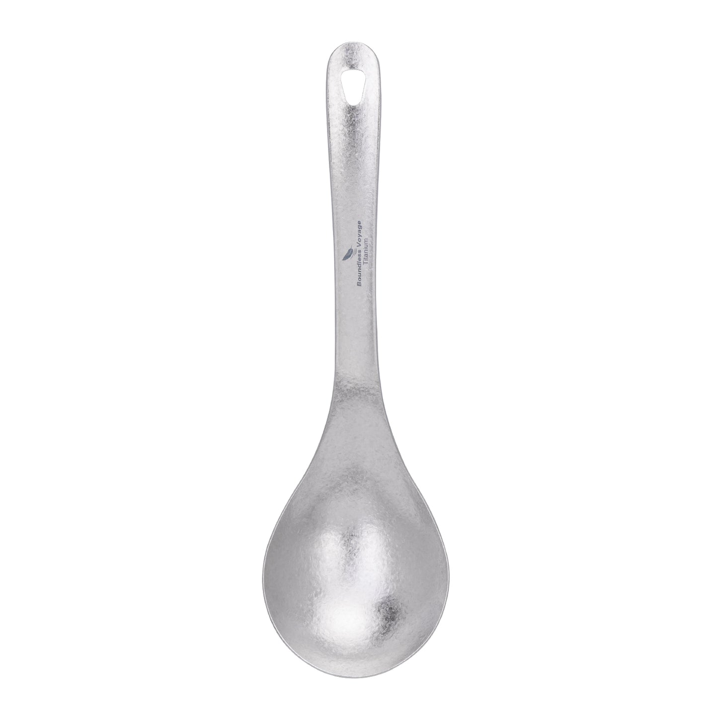 Boundless Voyage Titanium Serving Spoon 21.5cm – Large Ultralight Cooking Spoon for Camping, Outdoor Kitchen & Food Serving