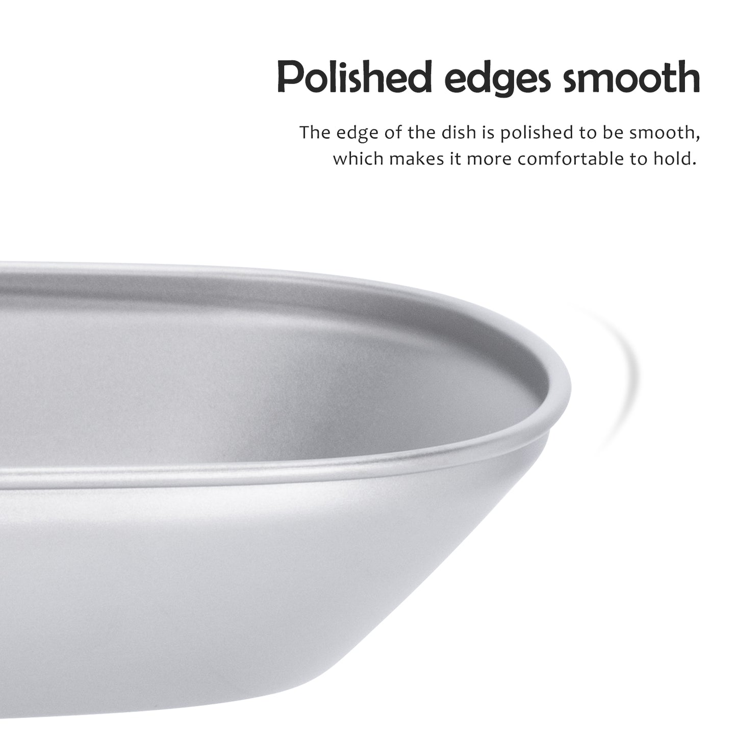 Boundless Voyage Titanium Oval Plate – Ultralight Camping Dish for Outdoor Dining, Backpacking, Travel & Everyday Use