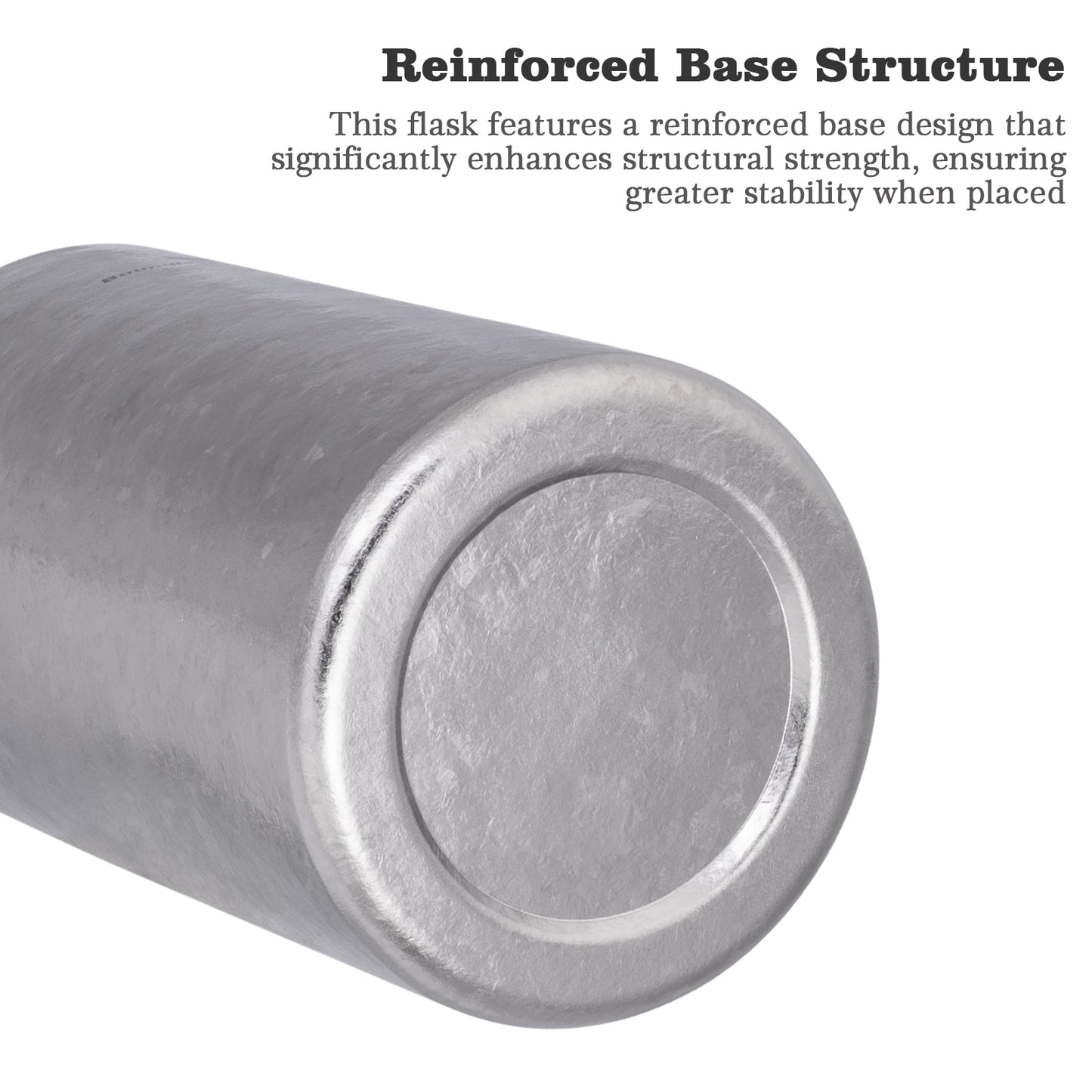 Boundless Voyage 1000ml Pure Titanium Hip Flask | Large Capacity Ultralight Whiskey & Spirit Bottle | Leakproof Coating-Free Healthy Flask for Camping, Hunting & Travel