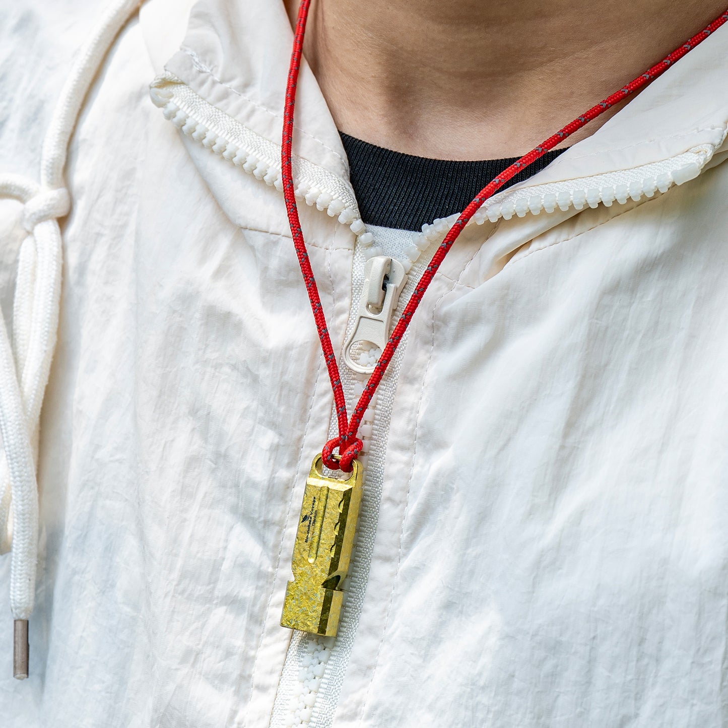 Boundless Voyage TA1 Titanium Dual Tube Survival Whistle – High Decibel Emergency Safety Whistle for Camping, Hiking, Backpacking & Outdoor Rescue
