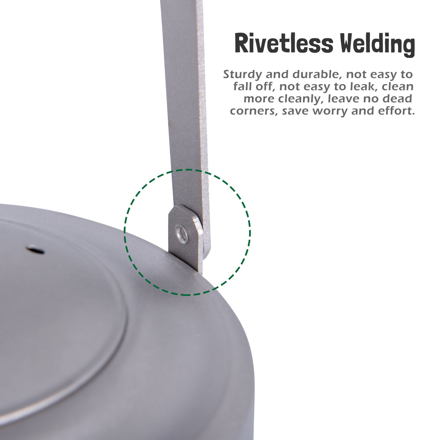 Boundless Voyage 380ml Ultralight Titanium Teapot | 122g Portable Mini Kettle with Filter & Foldable Lifting Handle | Camping & Hiking