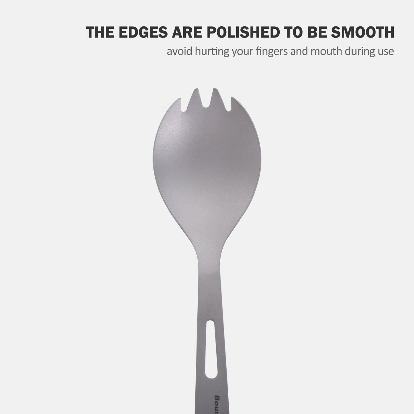 Boundless Voyage Titanium Spork with Bottle Opener – Ultralight Camping Cutlery for Hiking, Backpacking & Travel