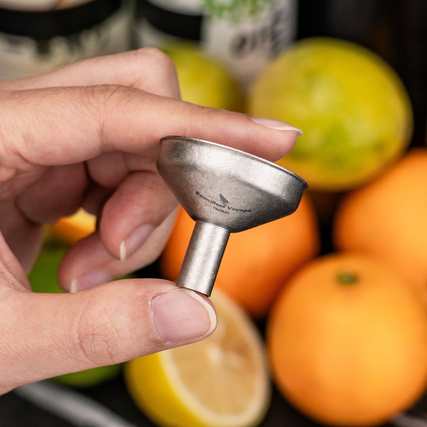 Boundless Voyage Titanium Funnel Ultralight Food-Grade Pouring Tool for Camping  Travel & Home Use