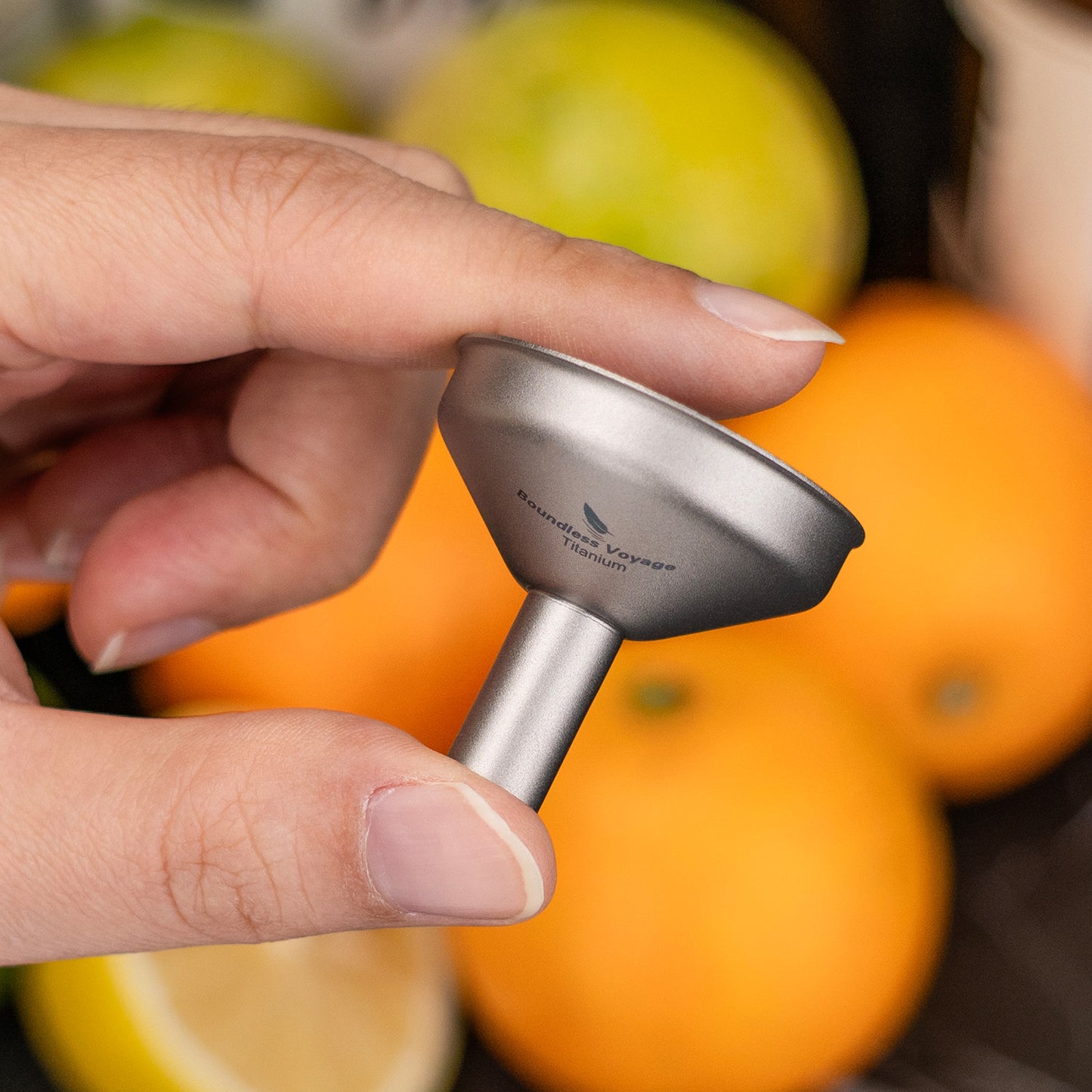 Boundless Voyage Titanium Funnel Ultralight Food-Grade Pouring Tool for Camping  Travel & Home Use