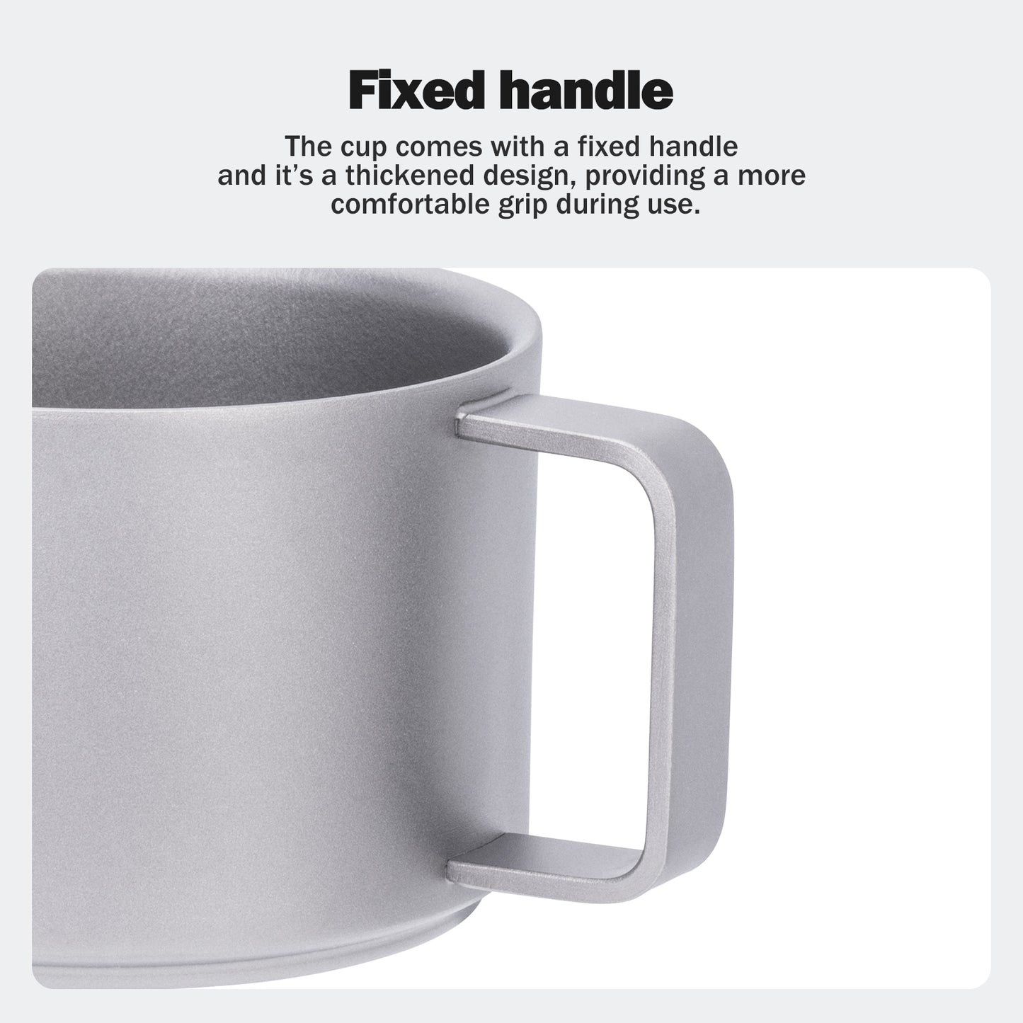 Boundless Voyage Titanium Double Wall Coffee Cup 100ml For Home Outdoor Camping Lightweight