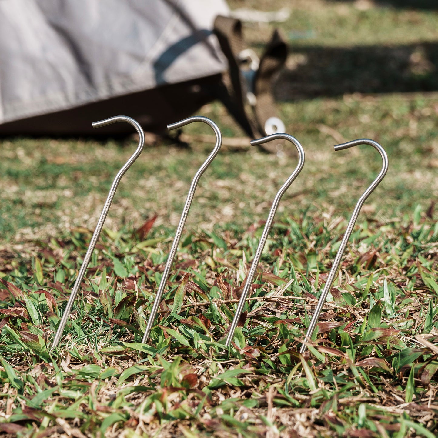 Boundless Voyage Titanium Tent Stakes 8pcs – Ultralight Camping Pegs for Backpacking, Hiking & Outdoor Use