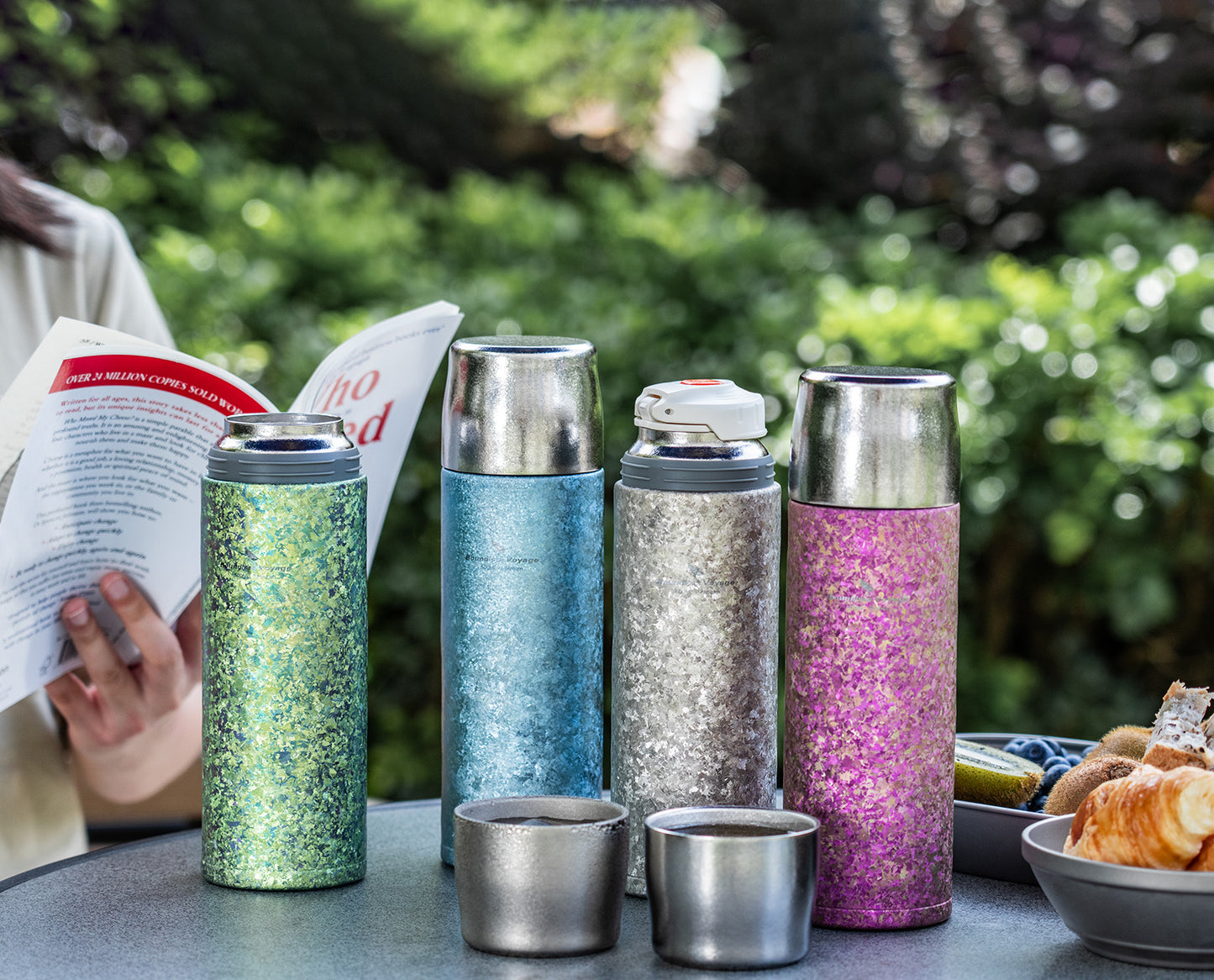 Boundless Voyage 500ml Titanium Vacuum Insulated Water Bottle | 17oz Ultralight Double-Walled Thermal Flask | Leakproof, Non-Toxic & BPA-Free Coffee Thermos for Hiking & Travel