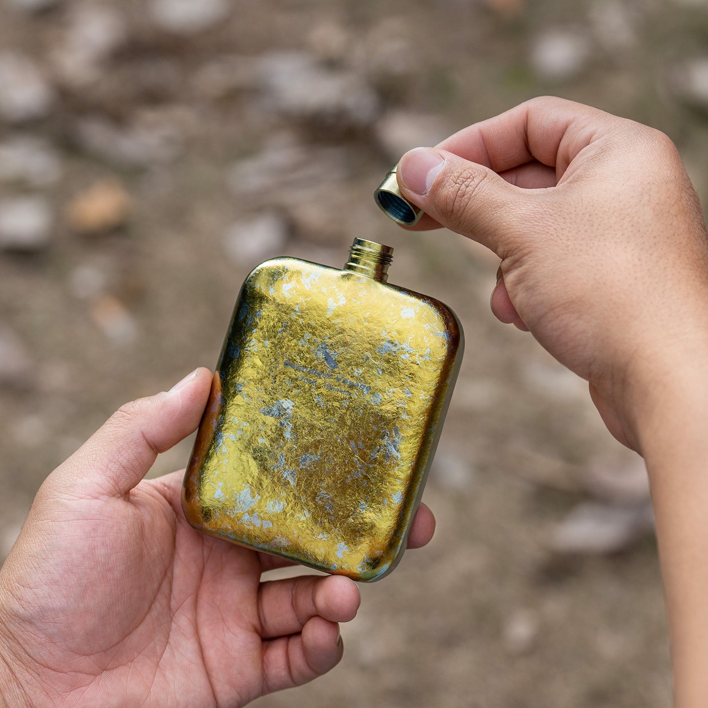 Boundless Voyage Ultralight Titanium Hip Flask | Pocket Size Whiskey & Liquor Bottle | Leakproof & Non-Toxic Metal Flask for Camping, Hiking, EDC & Premium Groomsmen Gifts