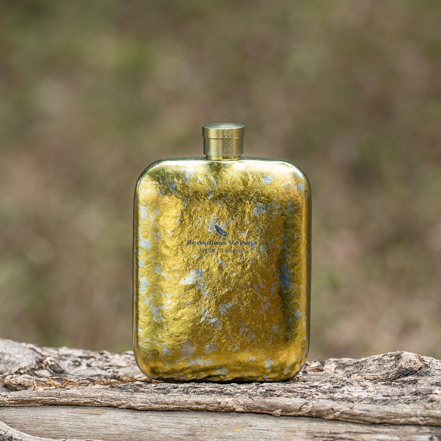 Boundless Voyage Ultralight Titanium Hip Flask | Pocket Size Whiskey & Liquor Bottle | Leakproof & Non-Toxic Metal Flask for Camping, Hiking, EDC & Premium Groomsmen Gifts