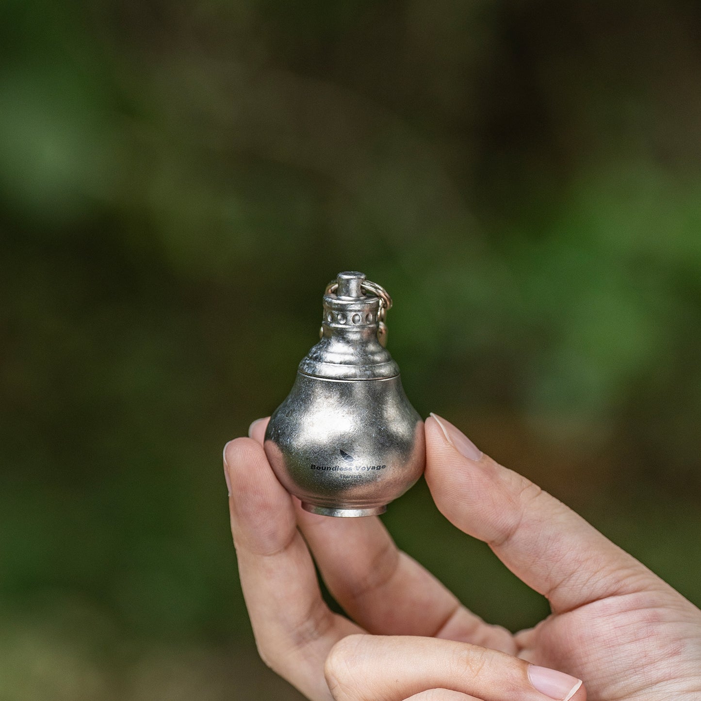Boundless Voyage Titanium Mini Medicine Bottle – Ultralight Waterproof Pill Jar for Travel, EDC & Outdoor Use