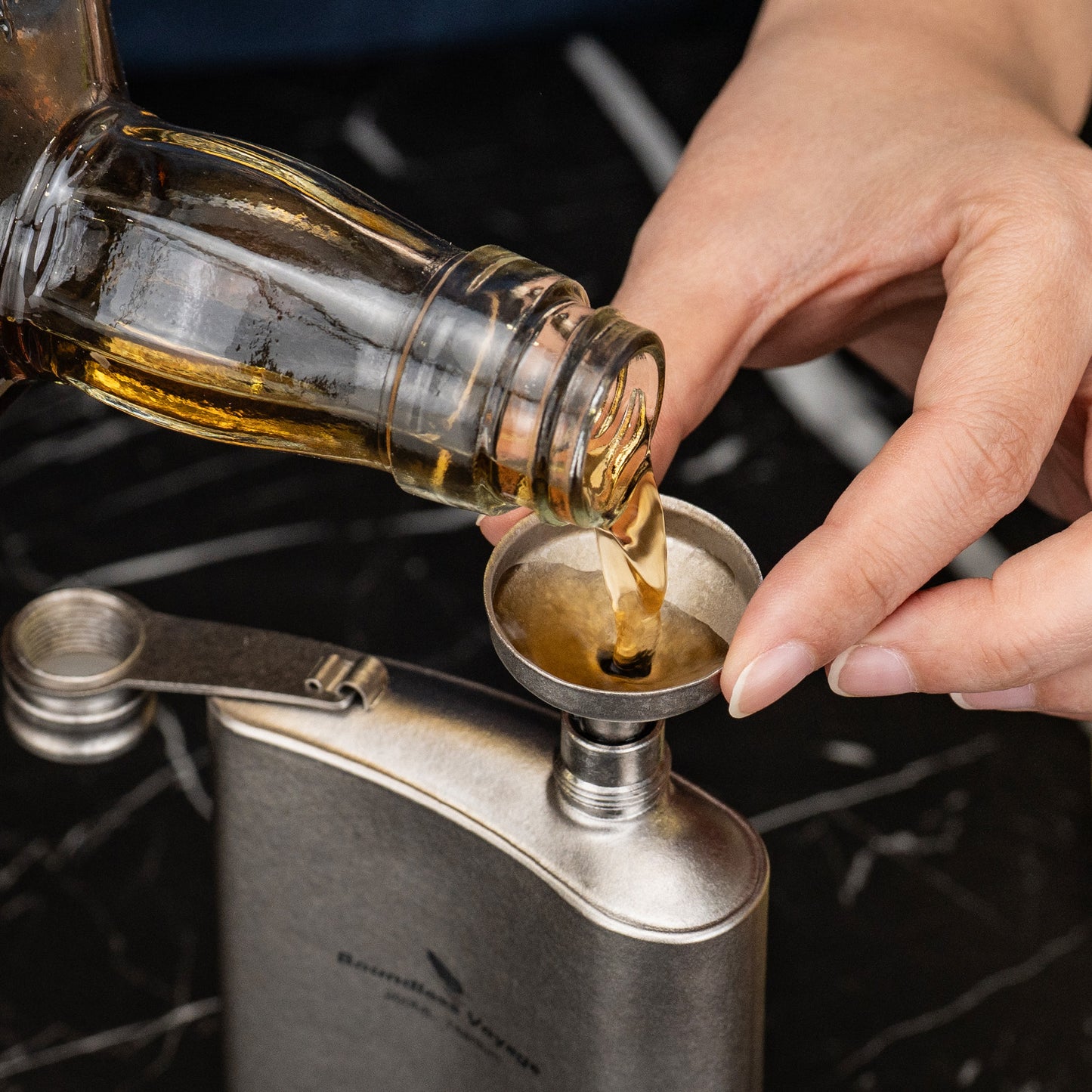 Boundless Voyage Titanium Funnel Ultralight Food-Grade Pouring Tool for Camping  Travel & Home Use