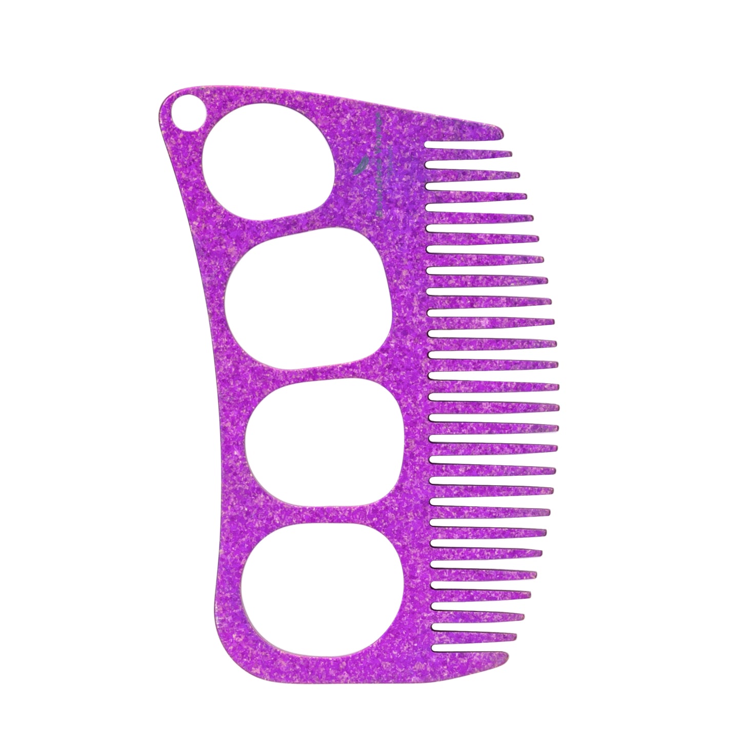 Boundless Voyage Titanium Crescent Hair & Beard Comb – Lightweight Unisex Grooming Tool for Home & Travel