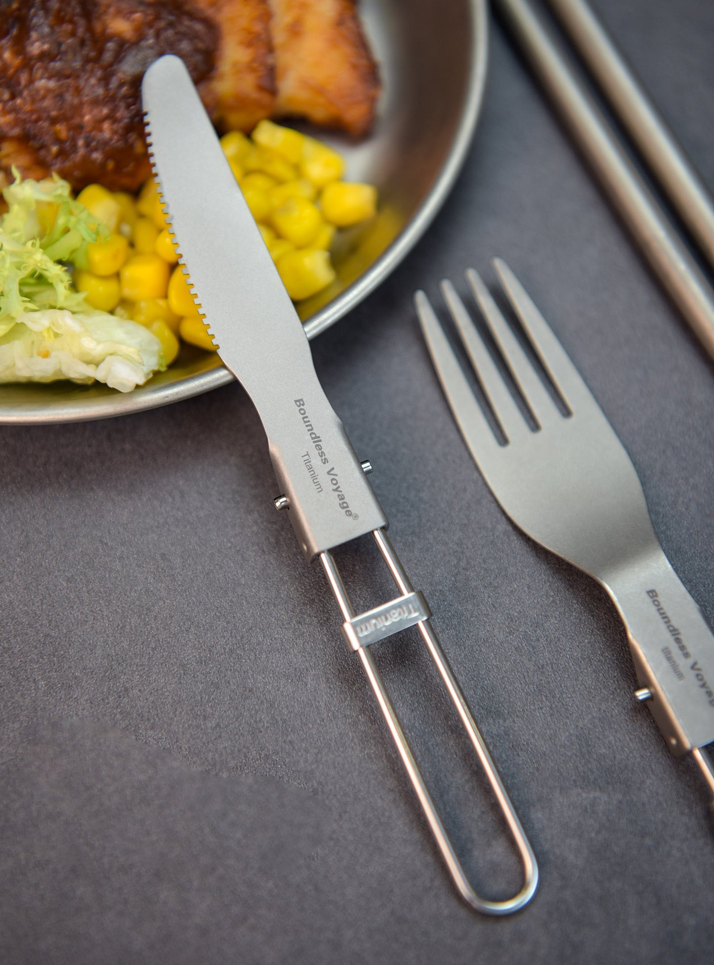 Boundless Voyage Titanium Folding Knife – Ultralight EDC Pocket Knife for Camping, Hiking & Everyday Carry