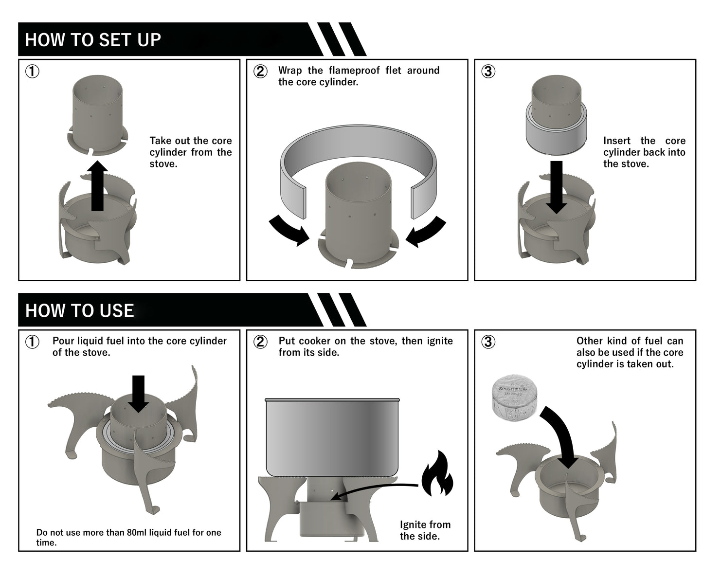 Boundless Voyage Titanium Alcohol Stove with Foldable Stand – Ultralight Spirit Burner for Camping, Backpacking & Outdoor Cooking