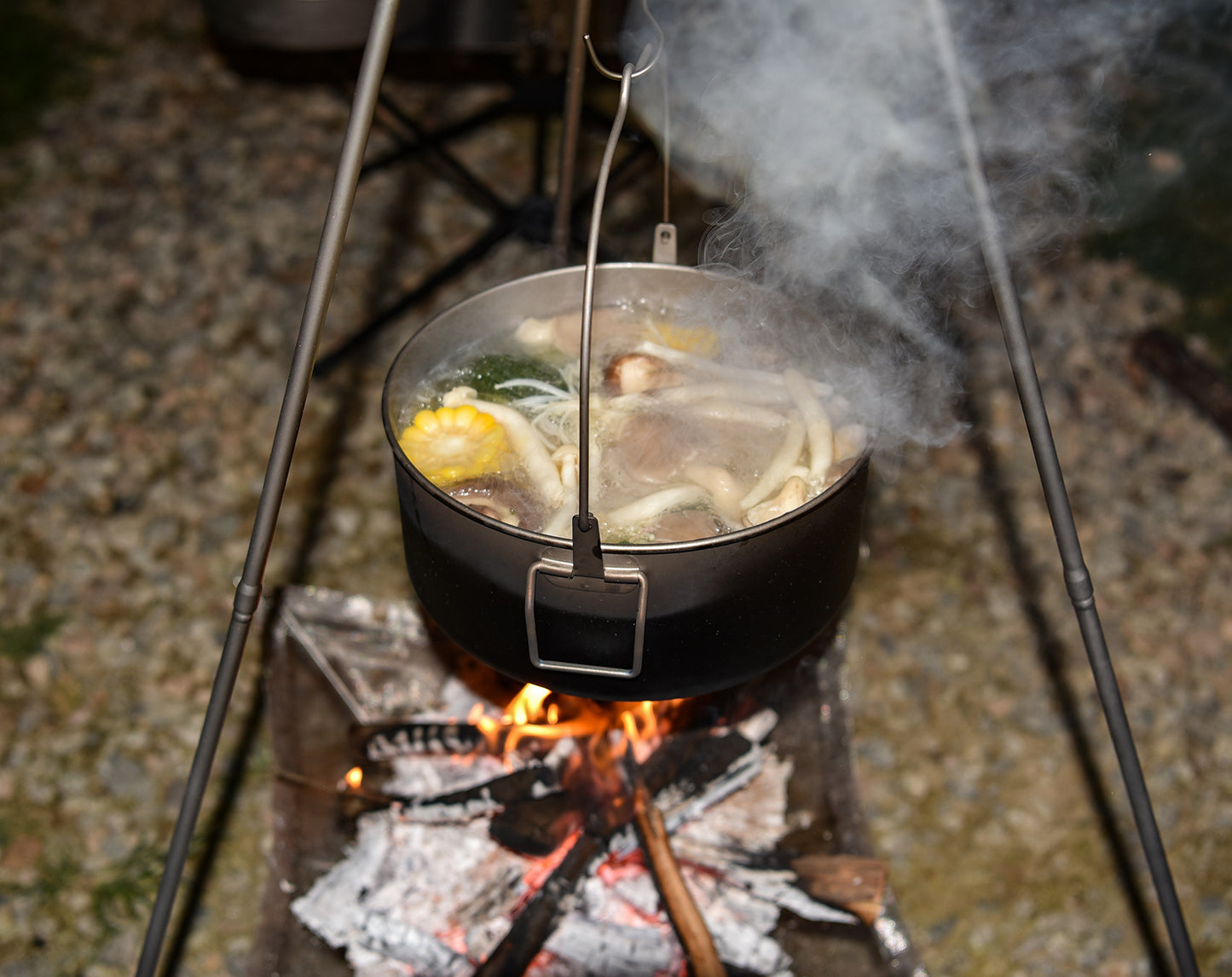 Boundless Voyage 4.5L Titanium Stockpot with Lid – Ultralight Large Camping Cookware, Multifunctional Steamer & Hot Pot for Outdoor Cooking, Hiking & Family Camping