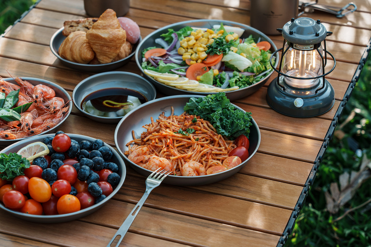 Boundless Voyage Titanium Camping Plate – Ultralight Durable Dinnerware for Outdoor Cooking, Home Use & Travel