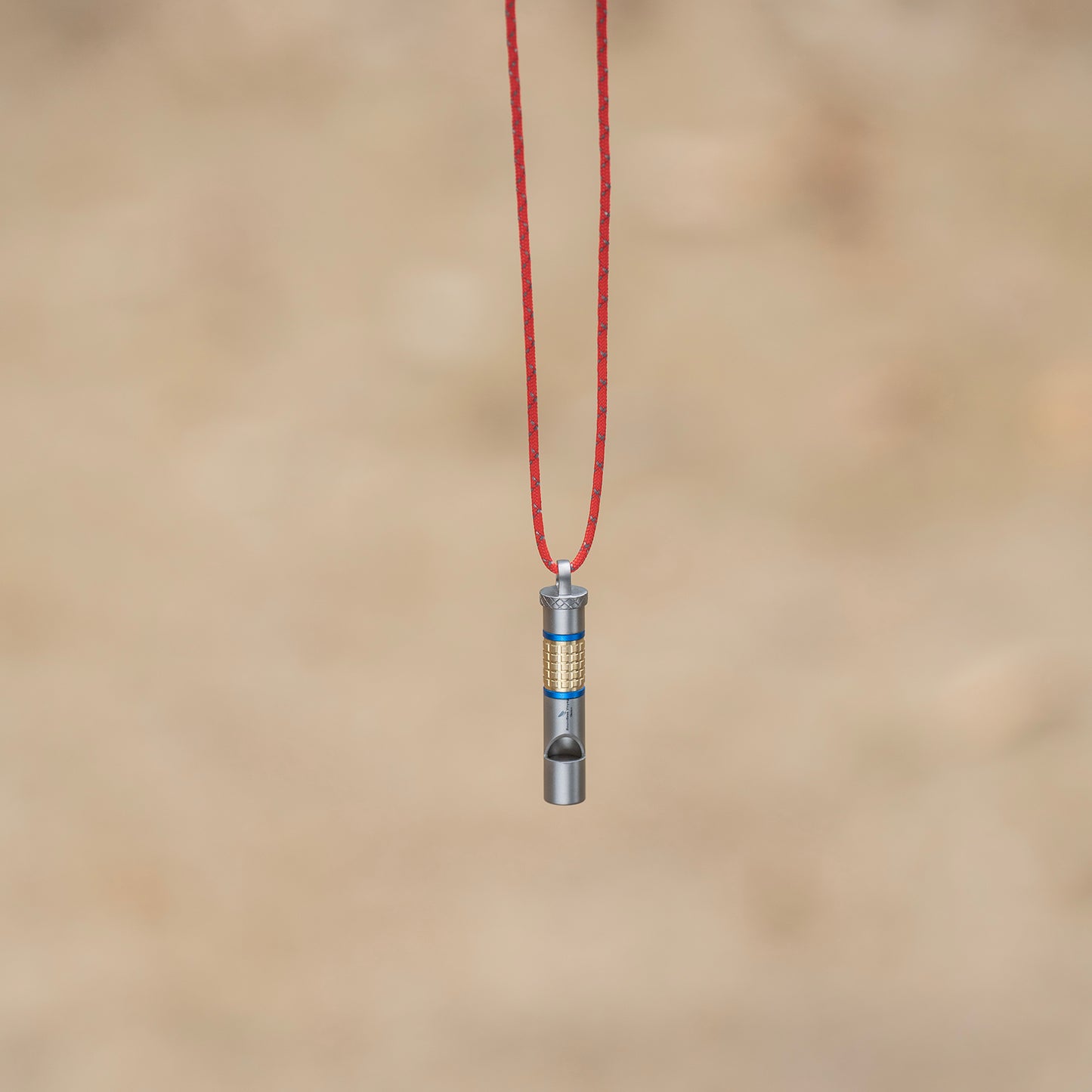 Boundless Voyage Titanium Whistle – Ultralight Emergency Safety Whistle with Lanyard for Camping, Hiking, Sports & Keychain EDC