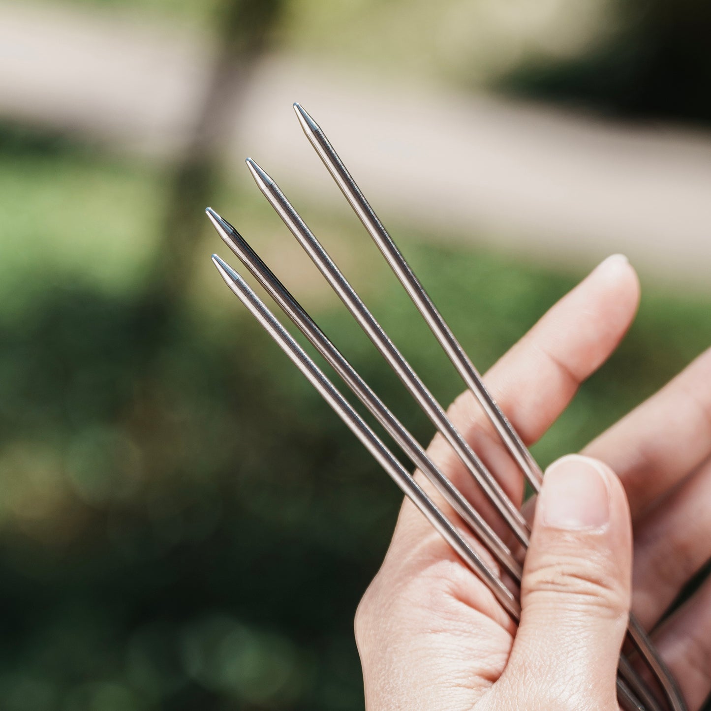 Boundless Voyage Titanium Tent Stakes 8pcs – Ultralight Camping Pegs for Backpacking, Hiking & Outdoor Use