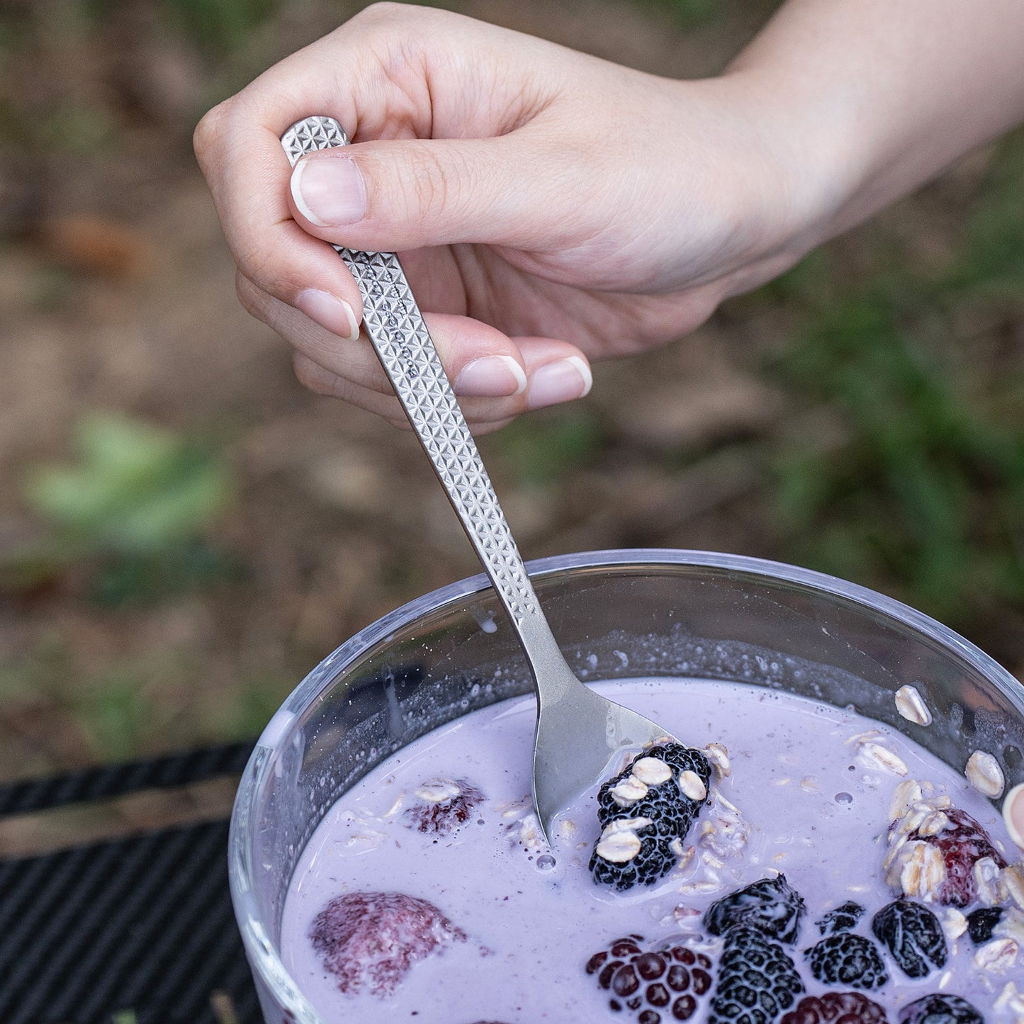 Boundless Voyage Titanium Chopsticks & Spork Set | Ultralight 2-in-1 Camping Cutlery | Non-Coated & Dishwasher Safe
