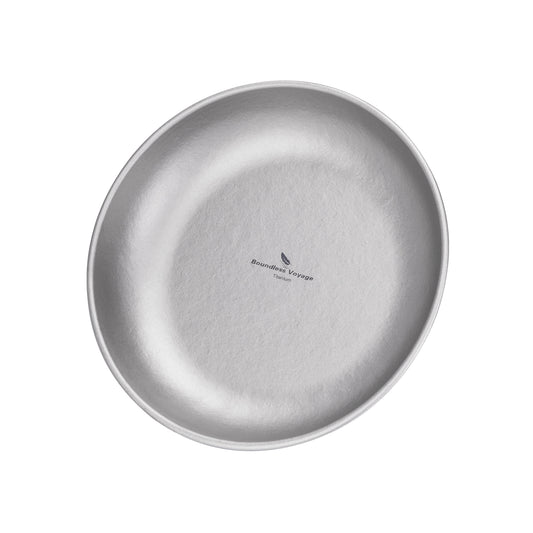Boundless Voyage Titanium Pan 250ml – Ultralight Camping Frying Pan & Outdoor Cooking Dish for Hiking & Travel