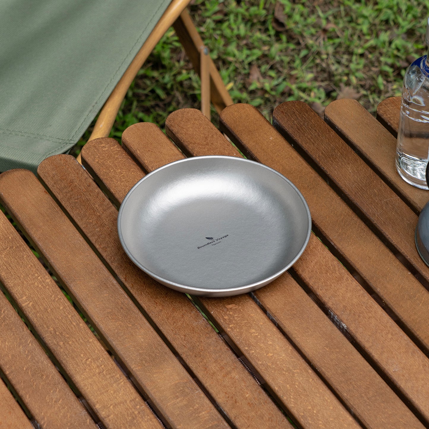 Boundless Voyage Titanium Pan 250ml – Ultralight Camping Frying Pan & Outdoor Cooking Dish for Hiking & Travel