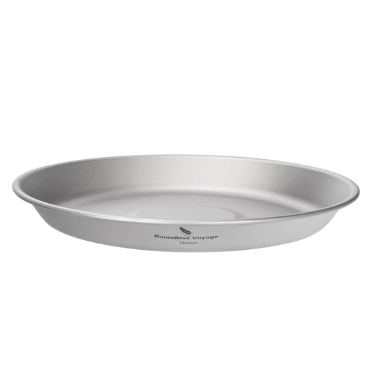 Boundless Voyage Ti1111T 300ml Titanium Camping Bowl & Plate – 55.4g Ultralight Dish for Backpacking & Hiking