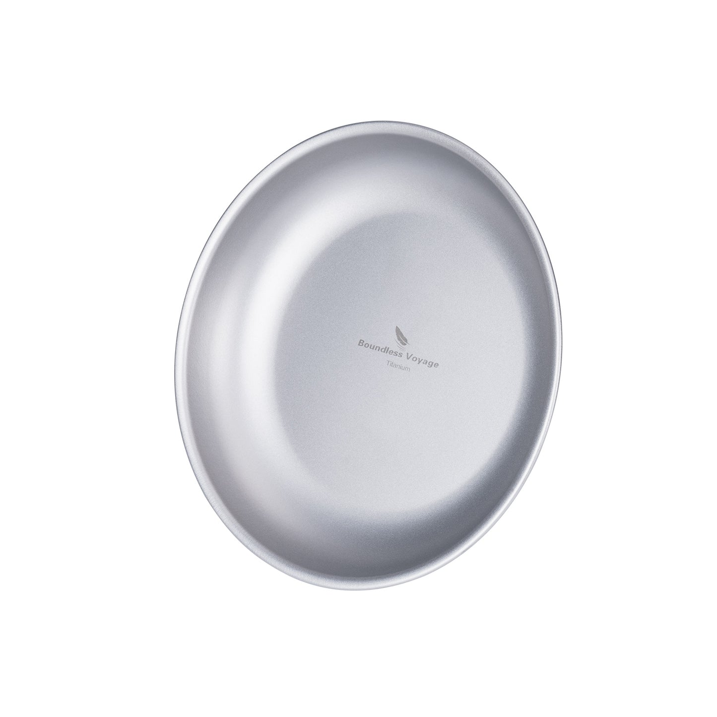 Boundless Voyage Titanium Camping Plate 170mm – Ultralight Round Dinner Plate with Mesh Bag for Hiking, Backpacking & Outdoor Dining
